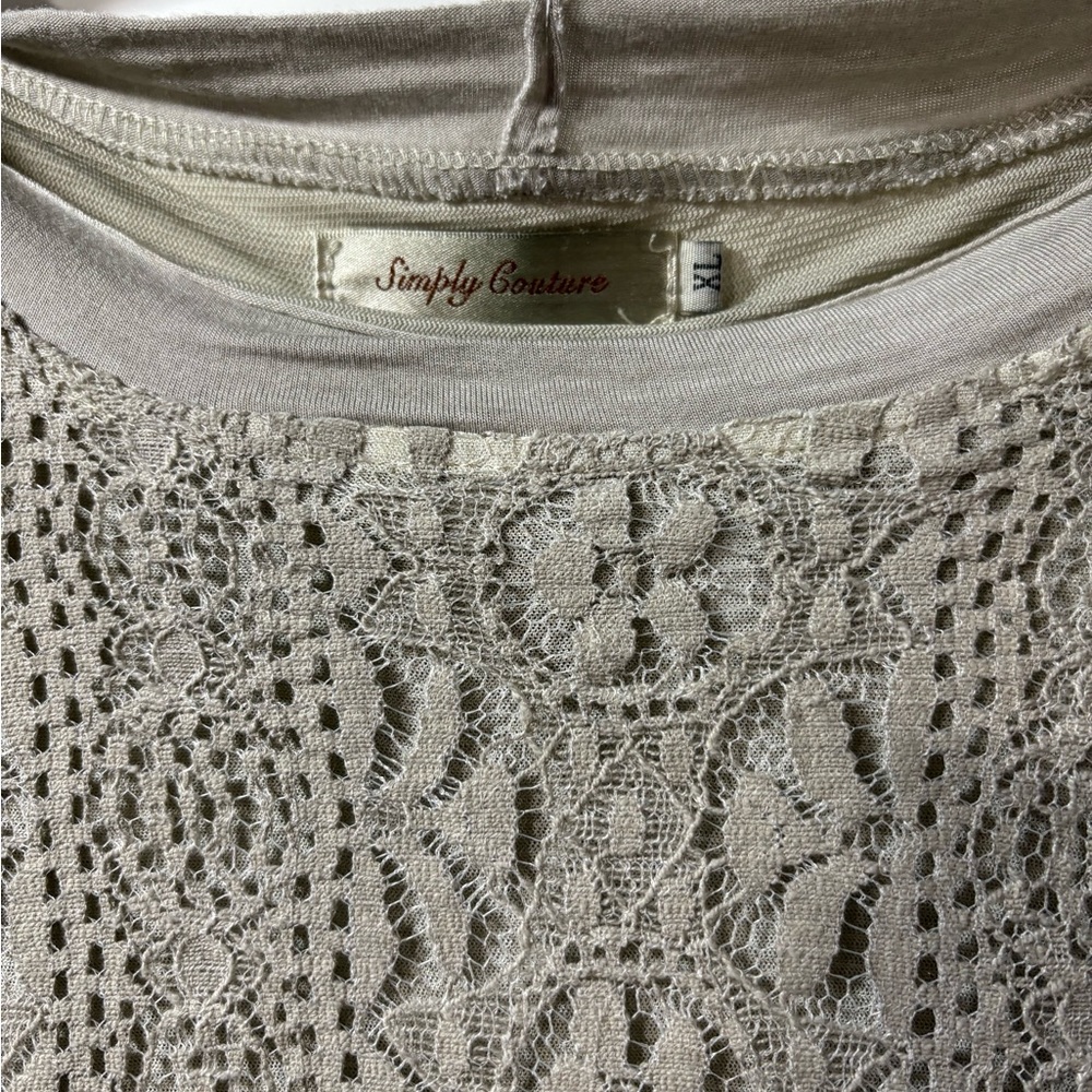 Simply Couture top sage green size XL - Picture 5 of 13